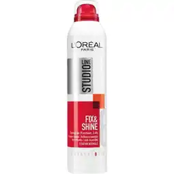Etos L'Oréal Paris Studio Line Fix & Shine Spray De Fixation 24H 250 ML aanbieding
