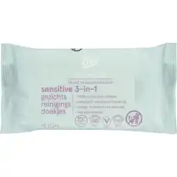 Etos Etos Face Sensitive Mini Cleansing Wipes 10 stuks aanbieding