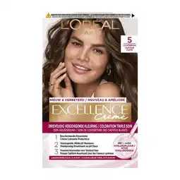 Etos L'Oréal Paris Excellence Crème Verzorgende Crèmekleuring 5 Lichtbruin aanbieding