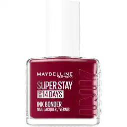 Etos Maybelline New York Superstay Ink Bonder Nagellak 287 Midnight Red aanbieding