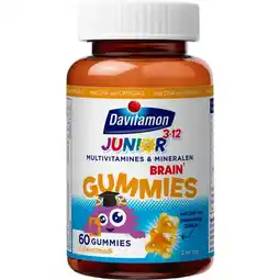 Etos Davitamon Junior Brain Gummies met Omega 3 Multivitamine kinderen 60 stuks aanbieding