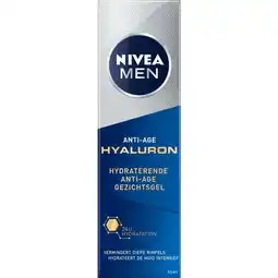 Etos NIVEA MEN Active Ant-Age Hyaluron Hydraterende Gel 50ML aanbieding