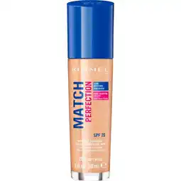 Etos Rimmel London Match Perfection Foundation 200 Soft Beige aanbieding