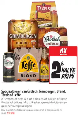 Jumbo Speciaalbieren van Grolsch, Grimbergen, Brand, Texels of Leffe aanbieding