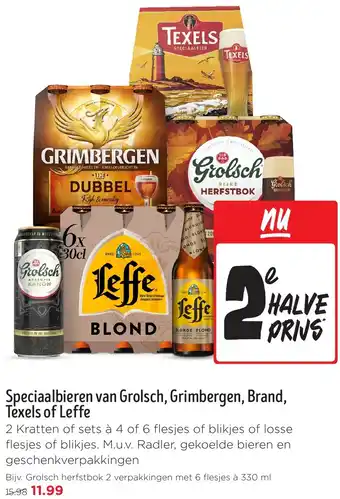 Jumbo Speciaalbieren van Grolsch, Grimbergen, Brand, Texels of Leffe aanbieding