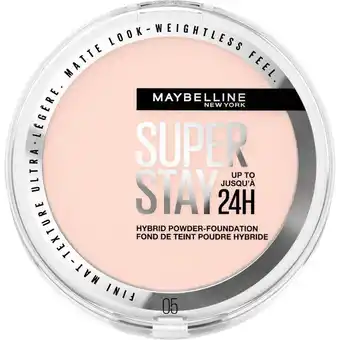 Etos Maybelline New York SuperStay 24H Hybrid Powder Foundation 05 aanbieding