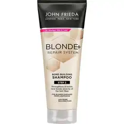 Etos John Frieda Blonde+ Repair Bond Building Shampoo 250 ML aanbieding