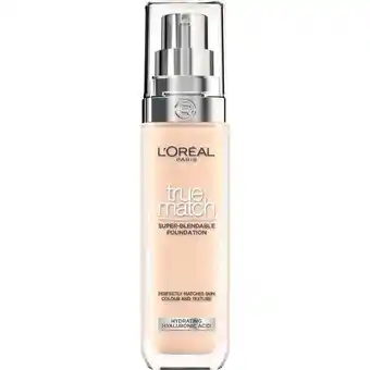 Etos L'Oréal Paris True Match Foundation 1.C Rose Ivory SPF16 aanbieding