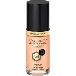 Etos Max Factor Facefinity Foundation Warm Almond/C45 30 ML aanbieding