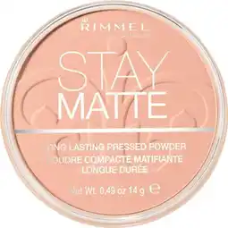 Etos Rimmel London Stay Matte Pressed Powder 08 Cashmere Beige aanbieding