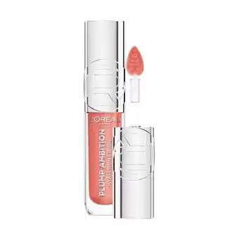 Etos L'Oréal Paris Plump Ambition 650 Nude Macaron Lipgloss aanbieding