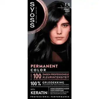 Etos Syoss Haarverf 1-1 Zwart aanbieding