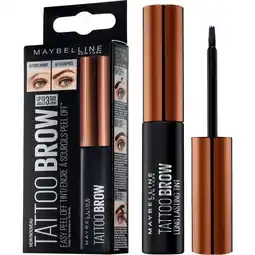 Etos Maybelline New York Tattoo Brow Peel Off Wenkbrauwgel 1 Light Brown aanbieding