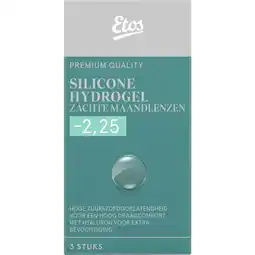 Etos Etos Silicone Hydrogel Zachte Maandlenzen -2.25 3st aanbieding