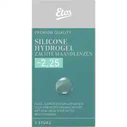 Etos Etos Silicone Hydrogel Zachte Maandlenzen -2.25 3st aanbieding