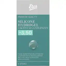 Etos Etos Silicone Hydrogel Zachte Maandlenzen -3.50 3st aanbieding