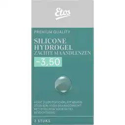 Etos Etos Silicone Hydrogel Zachte Maandlenzen -3.50 3st aanbieding