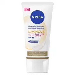Etos NIVEA Luminous630 Anti-Spot Handcreme SPF 15 50 ML aanbieding