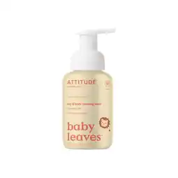 Etos ATTITUDE Baby Leaves 2-in-1 Schuimende Haar & Body zeep peer & nectar 295 ML aanbieding