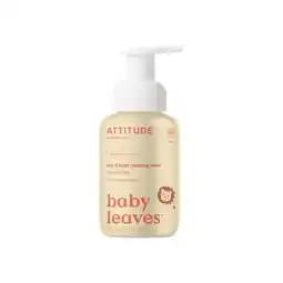Etos ATTITUDE Baby Leaves 2-in-1 Schuimende Haar & Body zeep peer & nectar 295 ML aanbieding