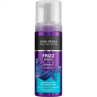 Etos John Frieda Frizz Ease Dream Curls Air Dry Waves Styling Foam 150 ML aanbieding