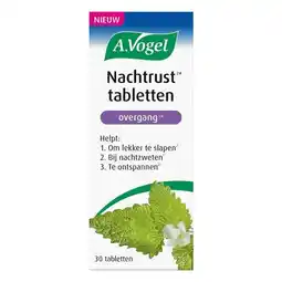 Etos A.Vogel Nachtrust2* Tabletten Overgang1* 30 stuks aanbieding
