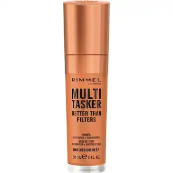 Etos Rimmel London Multi-Tasker Better Than Filters Primer 006 Medium Deep aanbieding