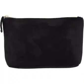 Etos Etos Make-Up Bag Suede Black aanbieding