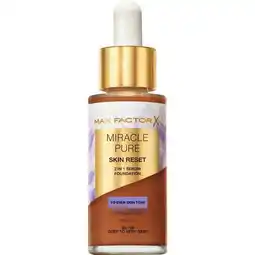 Etos Max Factor Miracle Pure Serum Foundation 95-100 Deep To Very Deep 30 ML aanbieding