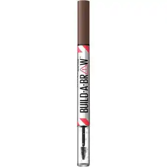Etos Maybelline New York BUILD A BROW Wenkbrauwpen/fixeergel 257 Medium Brown aanbieding