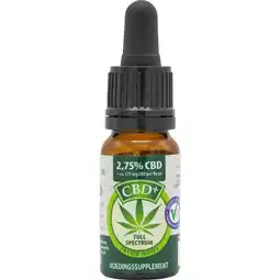 Etos Jacob Hooy CBD Plus Olie 2,75% 10 ML aanbieding