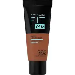 Etos Maybelline New York Fit Me Matte + Poreless Foundation 362 Deep Golden aanbieding
