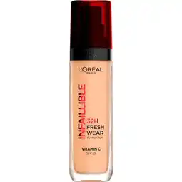 Etos L'Oréal Paris Infaillible 32HR Fresh Wear 200 Reno Foundation met SPF25 30ML aanbieding