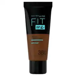 Etos Maybelline New York Fit Me Matte + Poreless Foundation 380 Rich 30 ML aanbieding