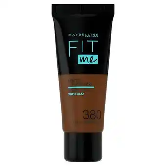 Etos Maybelline New York Fit Me Matte + Poreless Foundation 380 Rich 30 ML aanbieding