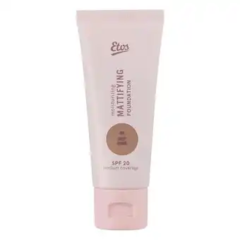 Etos Etos Moisturizing Mattifying Foundation SPF 20 09 Deep Beige aanbieding