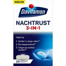 Etos Davitamon Nachtrust 3-in-1 20 Capsules aanbieding