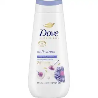 Etos Dove Advanced Care Showergel Anti Stress 225 ML aanbieding