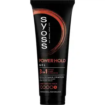 Etos Syoss Power Hold Haargel 250 ML aanbieding