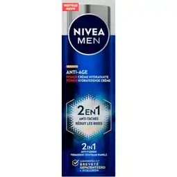 Etos NIVEA MEN 2-in-1 Anti-Age Luminous630 Moisturizer SPF30 50 ML aanbieding
