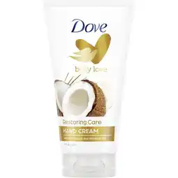 Etos Dove Body Love Restoring Care Handcrème 75 ML aanbieding