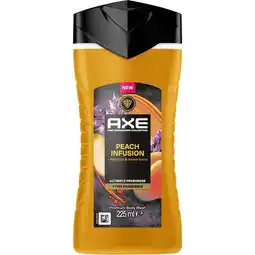 Etos AXE Peach Infusion Showergel 225 ML aanbieding