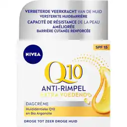 Etos NIVEA Q10 Power Extra Voedend Dagcrème SPF15 50 ML aanbieding