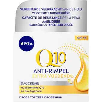 Etos NIVEA Q10 Power Extra Voedend Dagcrème SPF15 50 ML aanbieding