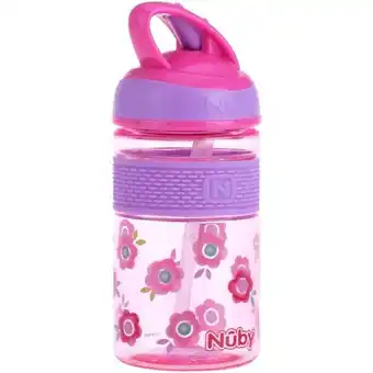 Etos Nûby 2N1 Beker met Harde Tuit uit Tritan Roze 3+ J 360 ML aanbieding