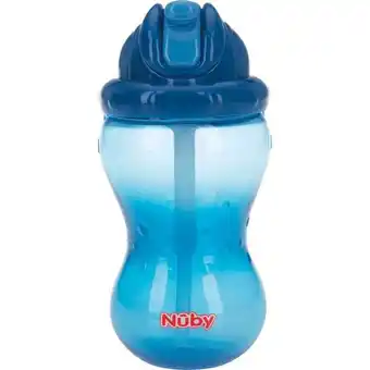 Etos Nûby Flip-It Rietjesbeker Blauw 12+ m 355 ML aanbieding