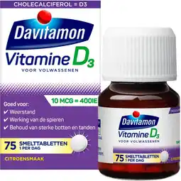 Etos Davitamon Vitamine D Smelttabletten aanbieding