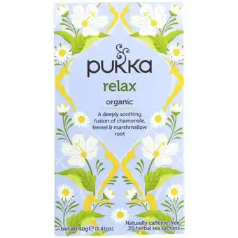 Etos Pukka Relax 20 zakjes aanbieding