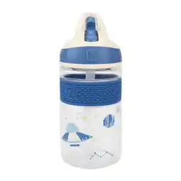 Etos Nûby 2N1 Beker met Harde Tuit uit Tritan Blauw 3+ J 360 ML aanbieding