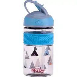 Etos Nûby 2N1 Beker met Harde Tuit uit Tritan Blauw 3+ J 360 ML aanbieding